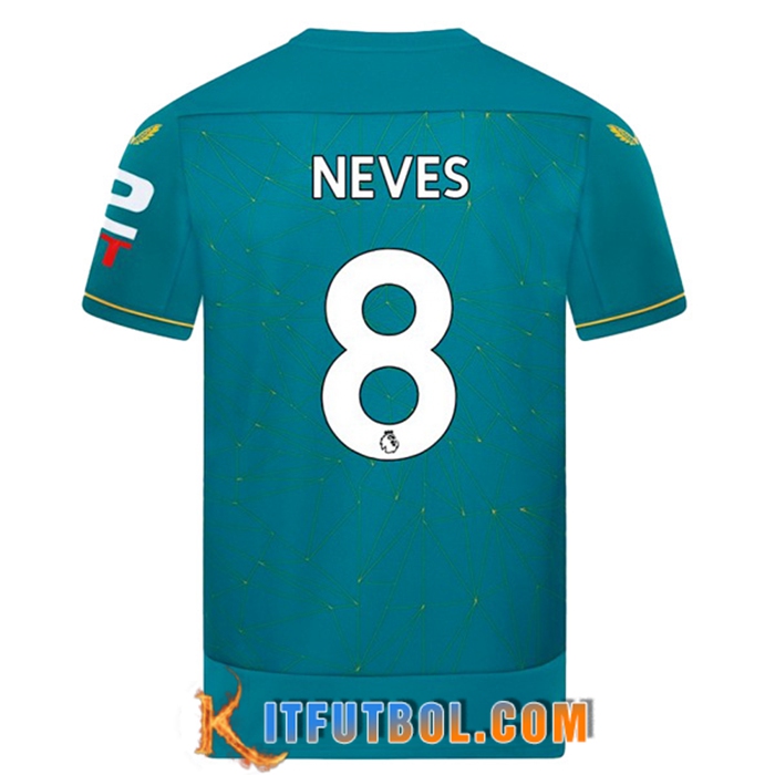 Camisetas De Futbol Wolves (NEVES #8) 2022/23 Segunda