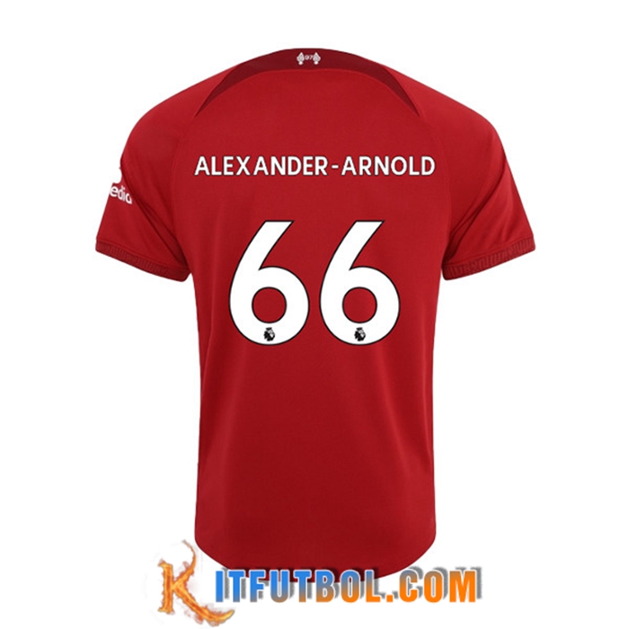 Camisetas De Futbol Liverpool (ALEXANDER-ARNOLD #66) 2022/23 Primera