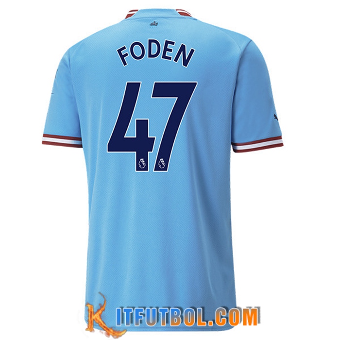 Camisetas De Futbol Manchester City (FODEN #47) 2022/23 Primera