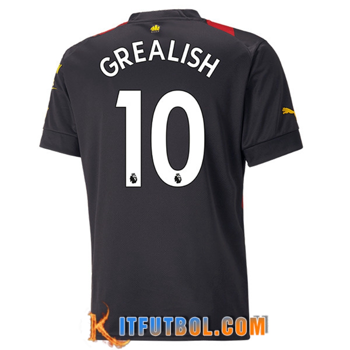 Camisetas De Futbol Manchester City (GREALISH #10) 2022/23 Segunda