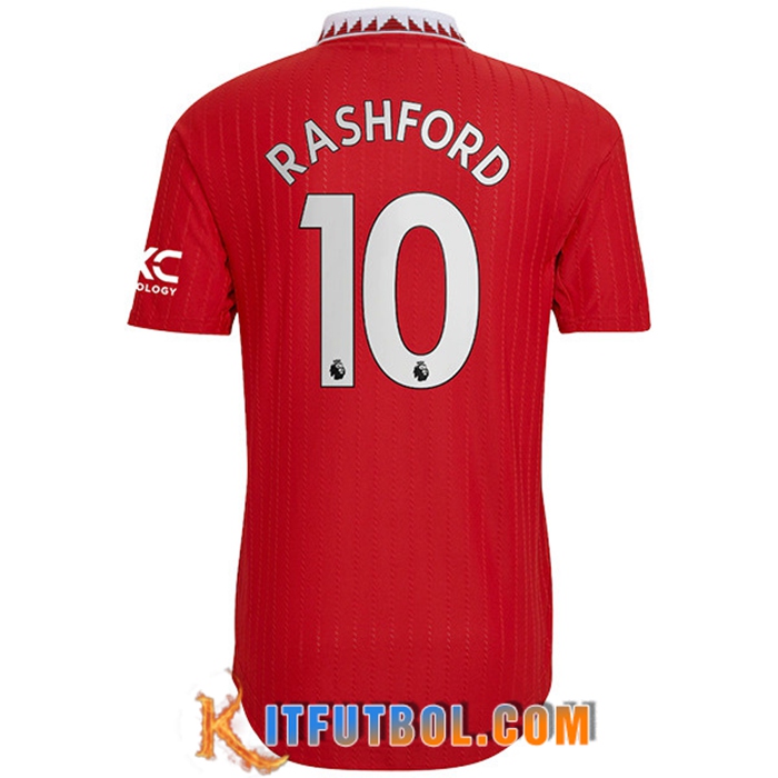 Camisetas De Futbol Manchester United (RASHFORD #10) 2022/23 Primera