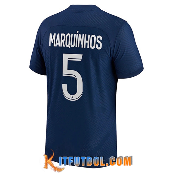 Camisetas De Futbol PSG (MARQUINHOS #5) 2022/23 Primera