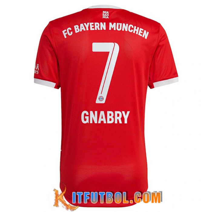 Camisetas De Futbol Bayern Munich (GNABRY #7) 2022/23 Primera