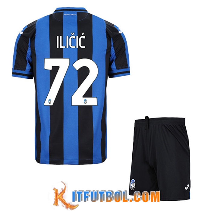 Camisetas De Futbol Atalanta (ILIČIĆ #72) Ninos Primera 2022/23