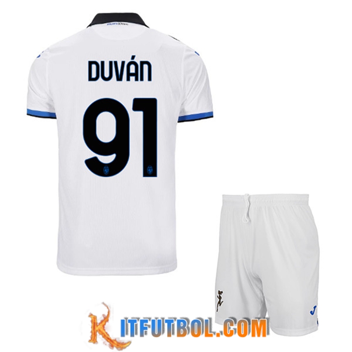 Camisetas De Futbol Atalanta (DUVÁN #91) Ninos Segunda 2022/23