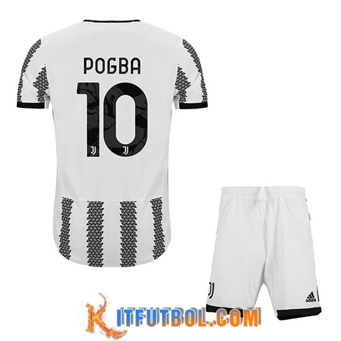 Camisetas De Futbol Juventus (POGBA #10) Ninos Primera 2022/23