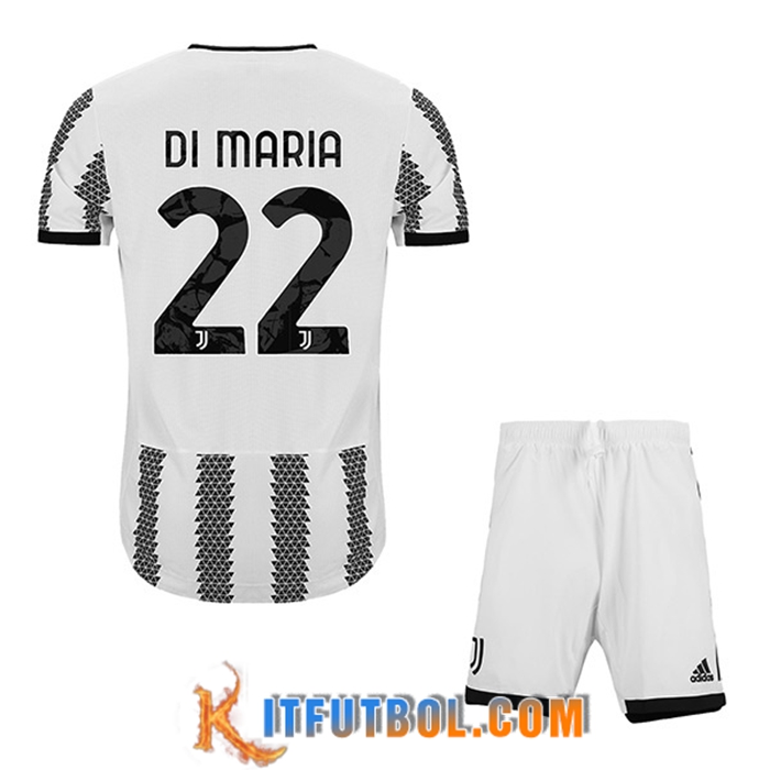 Camisetas De Futbol Juventus (DI MARIA #22) Ninos Primera 2022/23