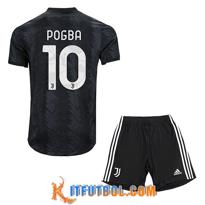 Camisetas De Futbol Juventus (POGBA #10) Ninos Segunda 2022/23