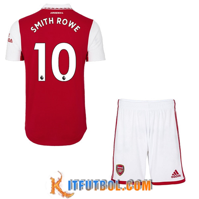 Camisetas De Futbol Arsenal (SMITH ROWE #10) Ninos Primera 2022/23