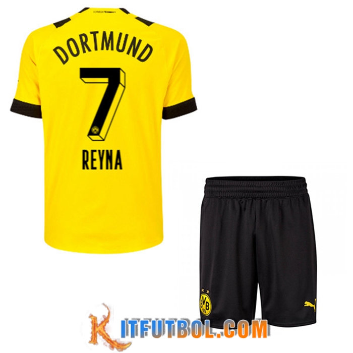 Camisetas De Futbol Dortmund BVB (REYNA #7) Ninos Primera 2022/23
