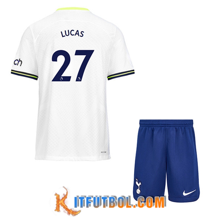 Camisetas De Futbol Tottenham Hotspur (LUCAS #27) Ninos Primera 2022/23