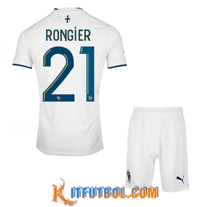 Camisetas De Futbol Marsella (RONGIER #21) Ninos Primera 2022/23