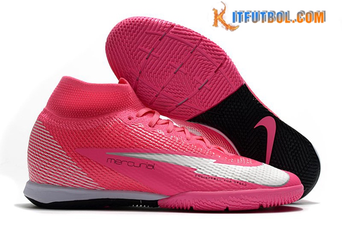 Nike Botas De Fútbol Mercurial Superfly 7 Elite MDS IC Rosa