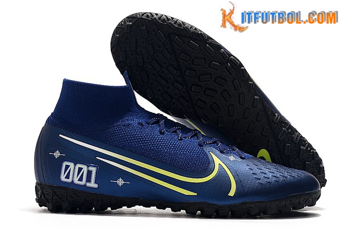 Nike Botas De Fútbol Mercurial Superfly 7 Elite MDS TF Azul marino