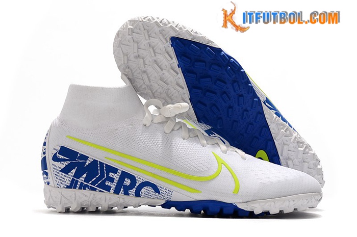 Nike Botas De Fútbol Mercurial Superfly 7 Elite MDS TF Blanco