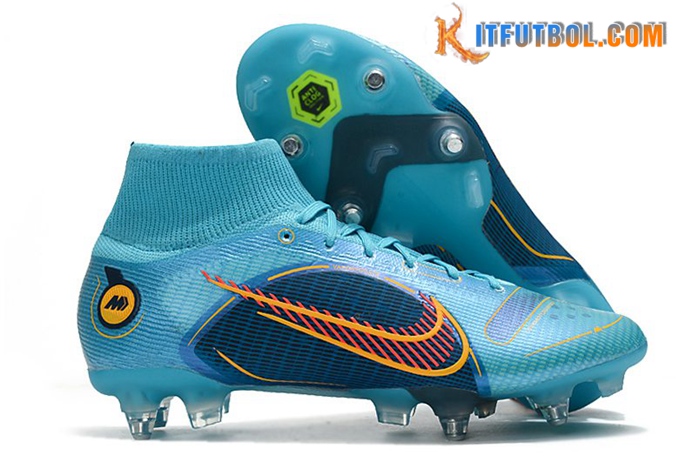 Nike Botas De Fútbol Mercurial Superfly 8 Elite SG Azul