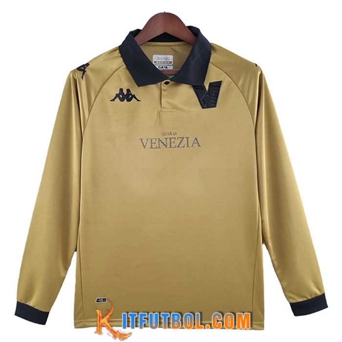Nueva Camisetas De Futbol Venezia FC Amarillo Manga Larga 2022/2023