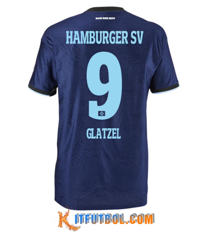 Camisetas De Futbol HSV Hamburg (GLATZEL #9) 2022/2023 Segunda