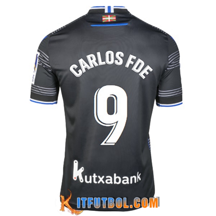 Camisetas De Futbol Real Sociedad (CARLOS FDEZ #9) 2022/2023 Segunda