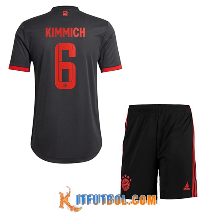 Camisetas De Futbol Bayern Munich (KIMMICH #6) Ninos Tercera 2022/2023