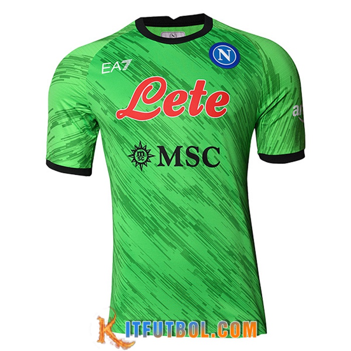 Nueva Camisetas De Futbol SSC Napoli Portero Verde 2022/2023