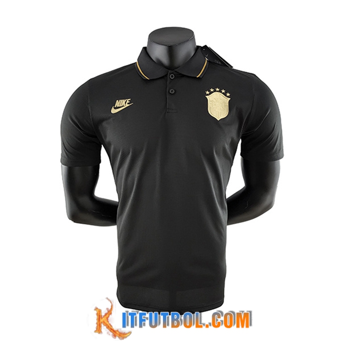 Camiseta Polo Brasil NIKE Negro 2022/2023