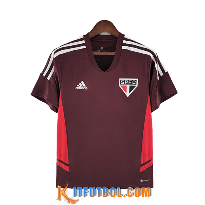 Training T-Shirts Sao Paulo FC Marrón 2022/2023