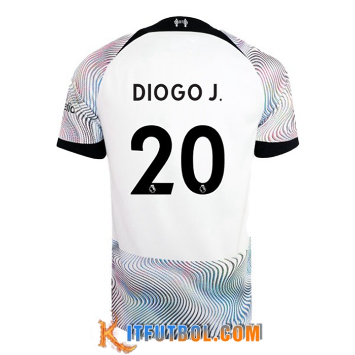Camisetas De Futbol Liverpool (DIOGO J. #20) 2022/2023 Segunda