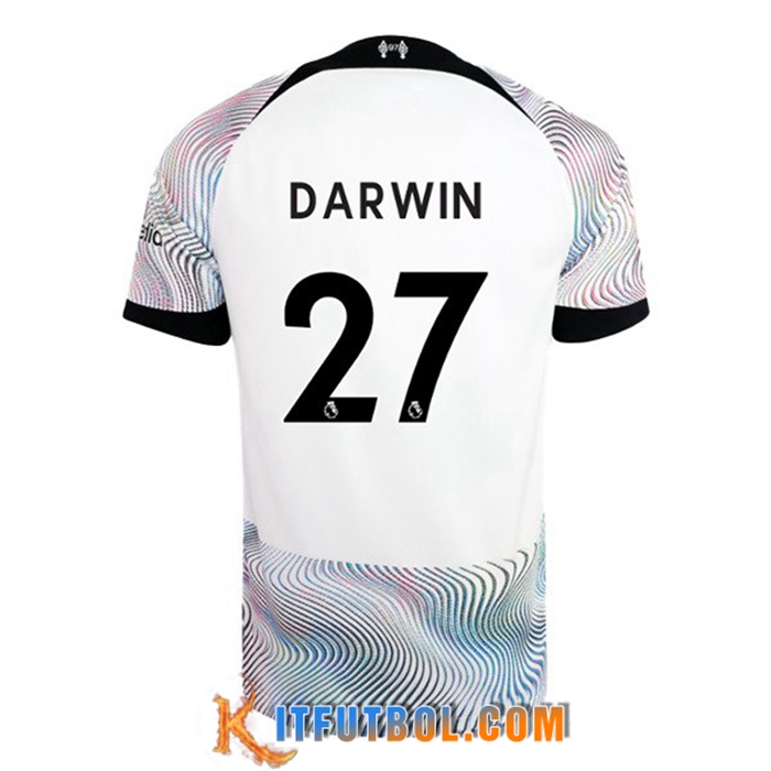 Camisetas De Futbol Liverpool (DARWIN #27) 2022/2023 Segunda