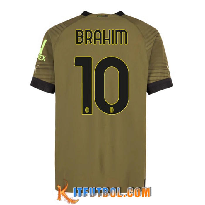 Camisetas De Futbol AC Milan (BRAHIM #10) 2022/2023 Tercera
