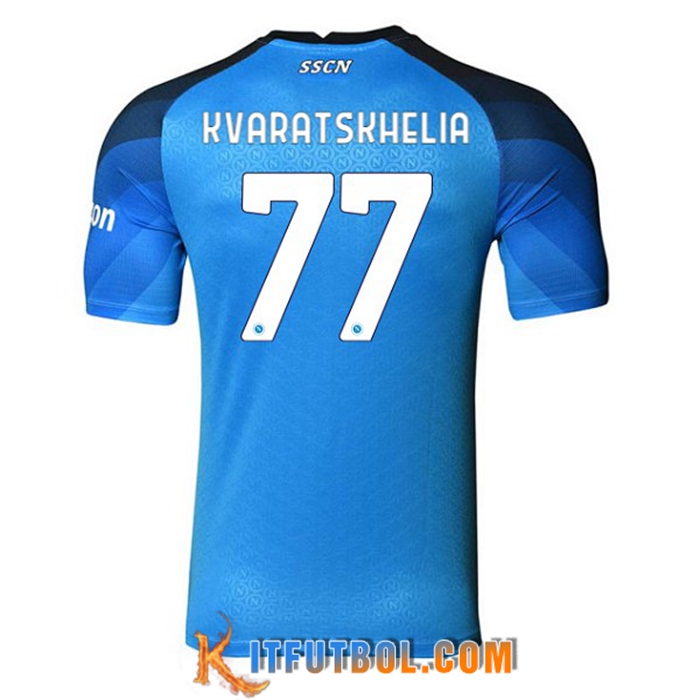 Camisetas De Futbol SSC Napoli (KVARATSKHELIA #77) 2022/2023 Primera