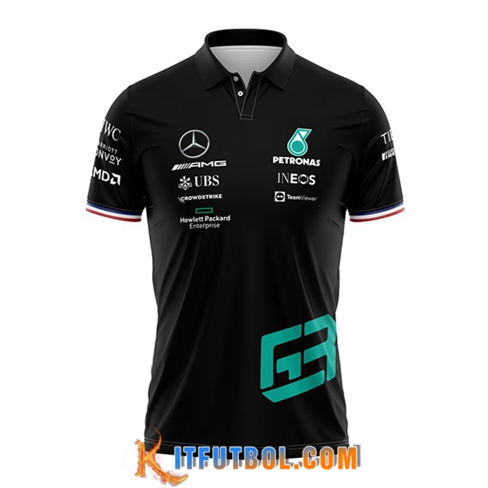 Polo F1 Mercedes Benz Team Negro 2022