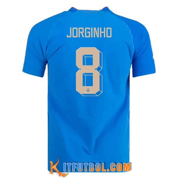 Camiseta Equipo Nacional Italia (JORGINHO #8) 2022/2023 Primera