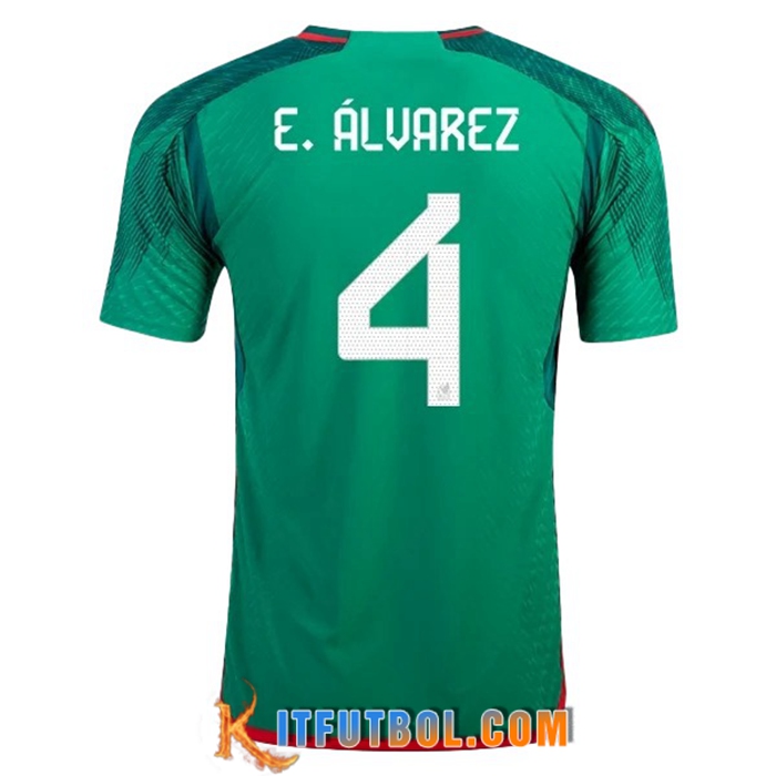 Camiseta Equipo Nacional México (E. ÁLVAREZ #4) 2022/2023 Primera