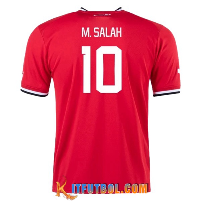 Camiseta Equipo Nacional Egipto (M.SALAH #10) 2022/2023 Primera