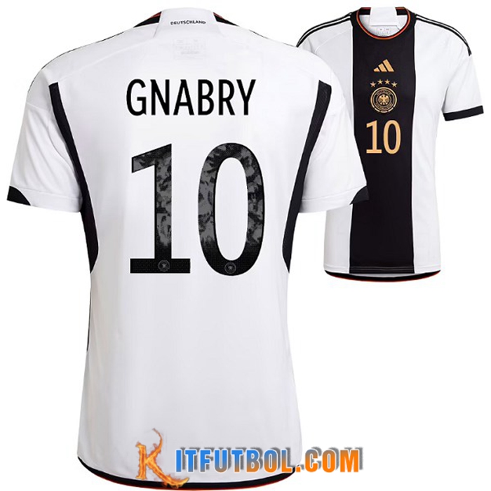 Camiseta Equipo Nacional Alemania (GNABRY #10) 2022/2023 Primera