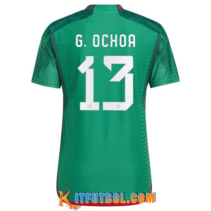 Camiseta Equipo Nacional México (G. OCHOA #13) 2022/2023 Primera