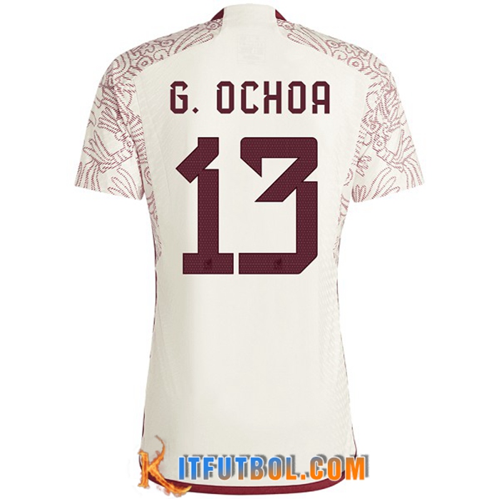 Camiseta Equipo Nacional México (G. OCHOA #13) 2022/2023 Segunda