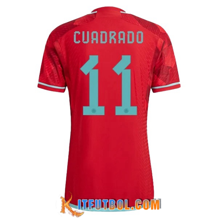 Camiseta Equipo Nacional Colombia (CUADRADO #11) 2022/2023 Segunda
