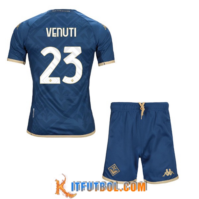 Camisetas De Futbol ACF Fiorentina (VENUTI #23) Ninoss Tercera 2022/2023