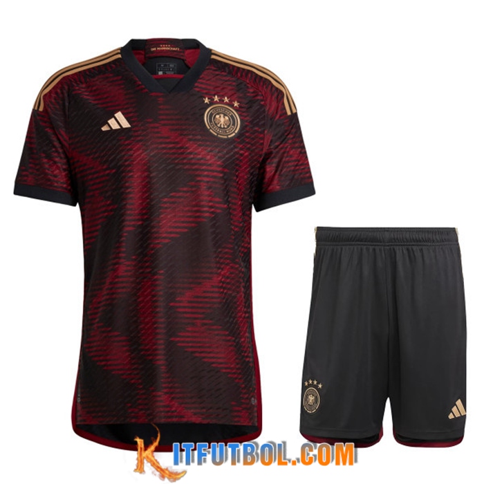 Camisetas De Futbol Alemania Segunda + Cortos Copa Del Mundo 2022