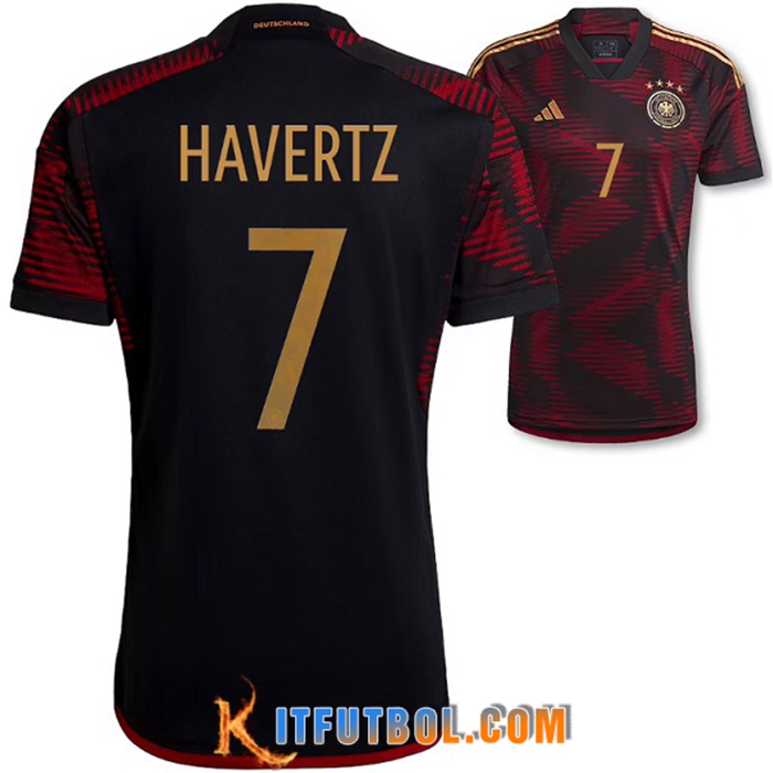 Camisetas De Futbol Alemania (HAVerdeZ #7）Copa Del Mundo 2022 Segunda