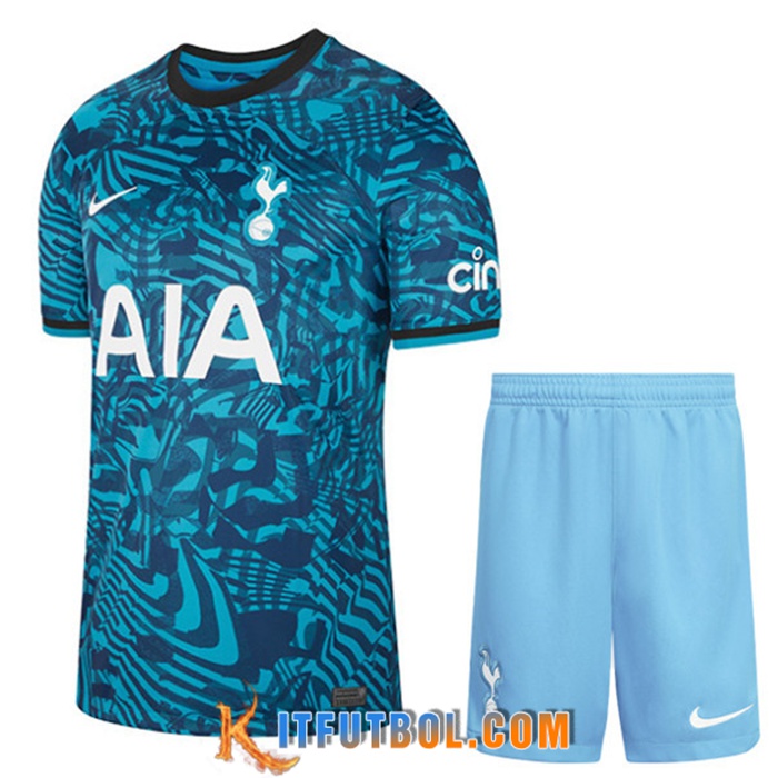 Nueva Camisetas De Futbol Tottenham Hotspur Ninos Tercera 2022/2023