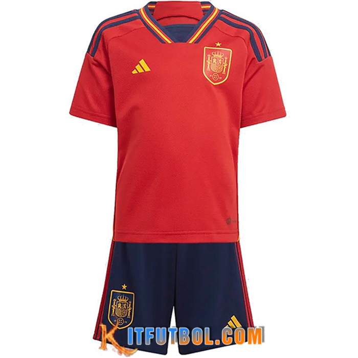 Nueva Camisetas De Futbol España Ninos Primera 2022/2023