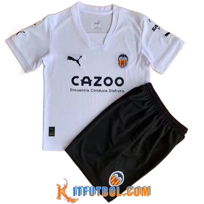 Nueva Camisetas De Futbol Valencia CF Ninos Primera 2022/2023