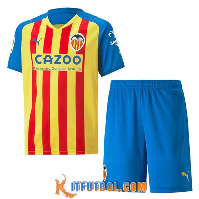 Nueva Camisetas De Futbol Valencia CF Ninos Tercera 2022/2023