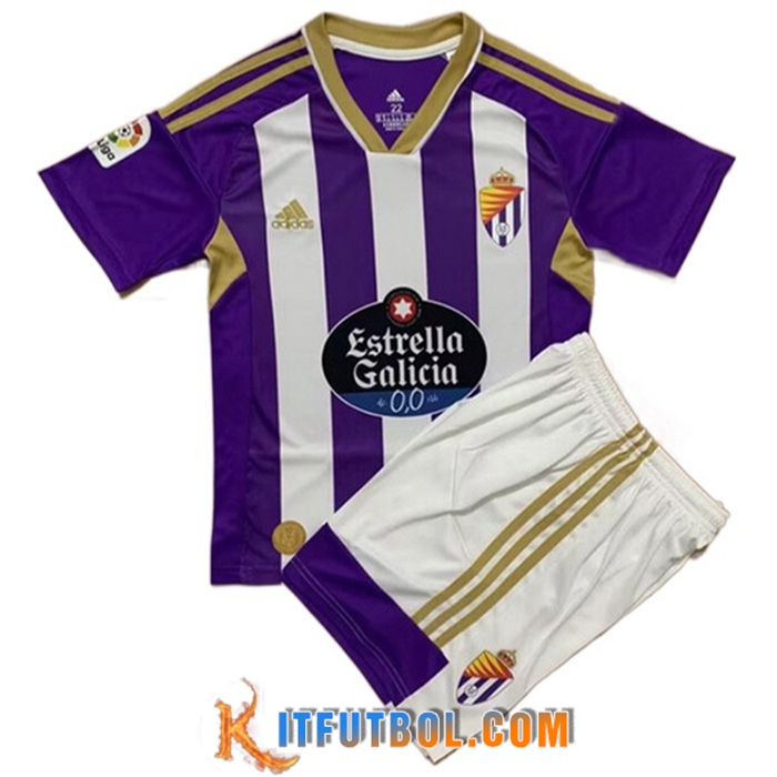 Nueva Camisetas De Futbol Real Valladolid Ninos Primera 2022/2023