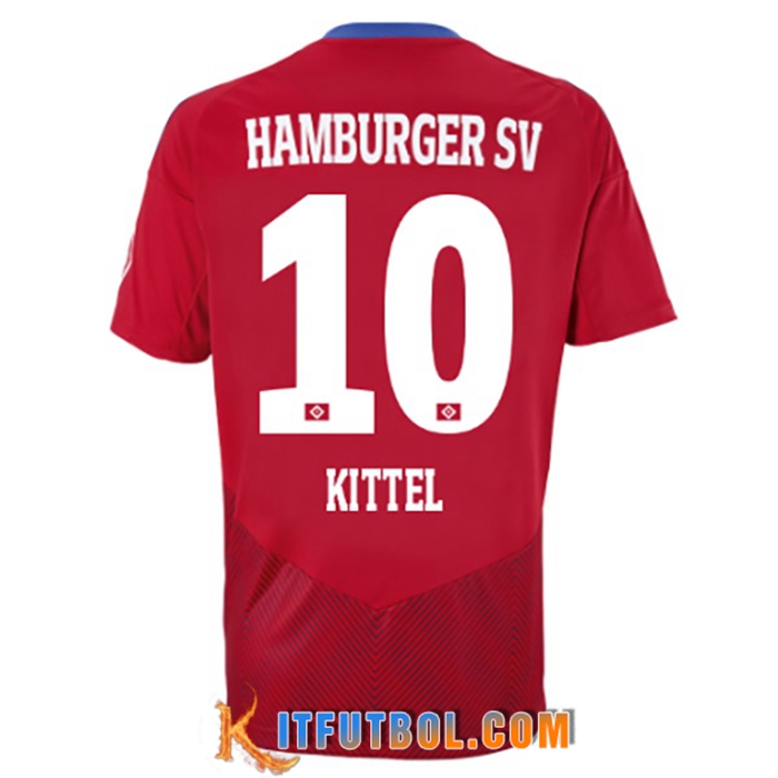 Camisetas De Futbol Hamburger SV (KITTEL #10) 2022/2023 Tercera