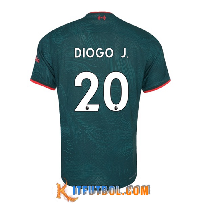 Camisetas De Futbol Liverpool (DIOGO J. #20) 2022/2023 Tercera