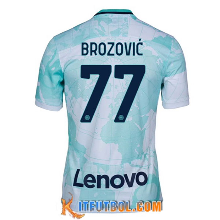 Camisetas De Futbol Inter Milan (BROZOVIĆ #77) 2022/2023 Segunda